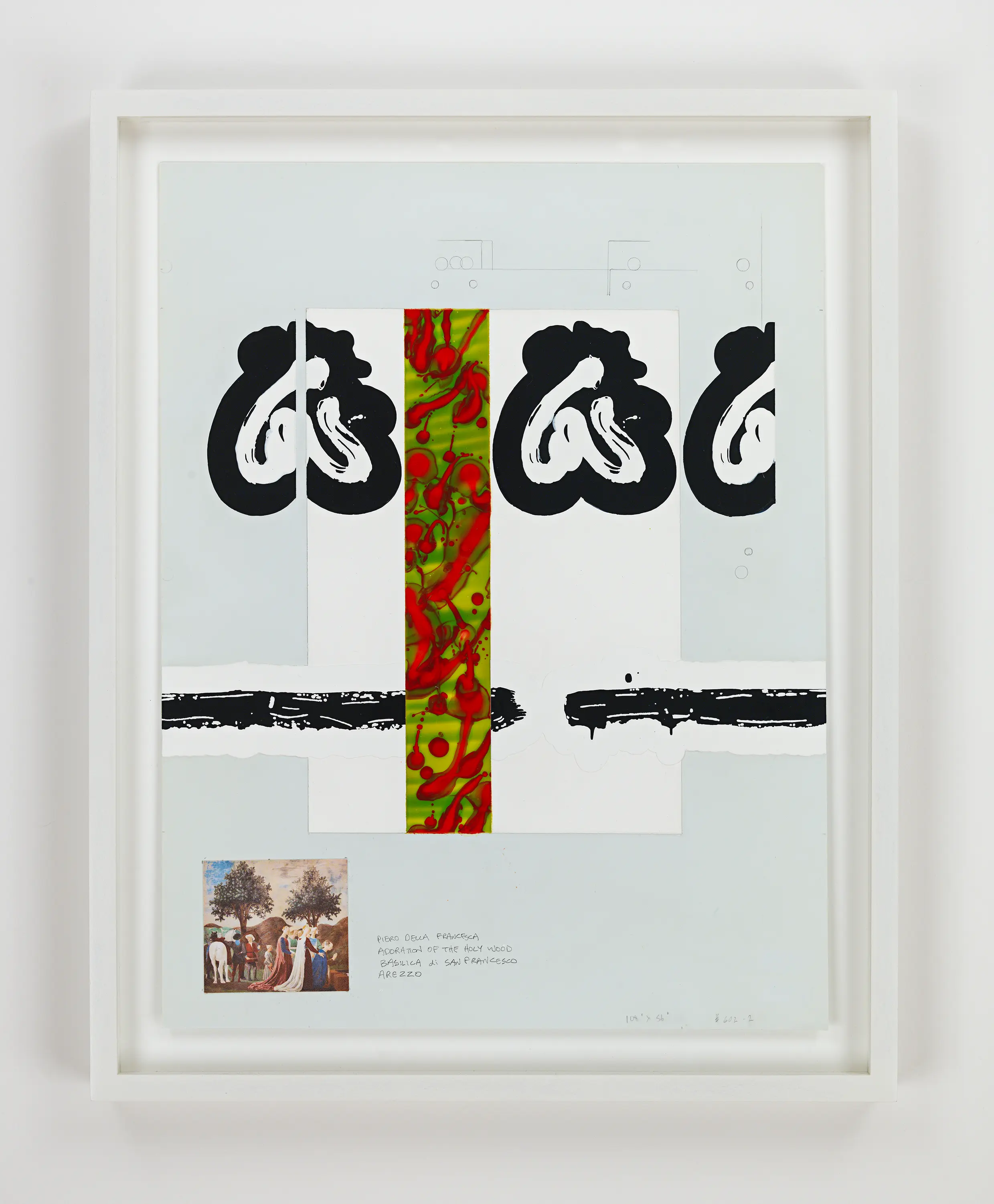 David Reed, Color Study #10, 2018