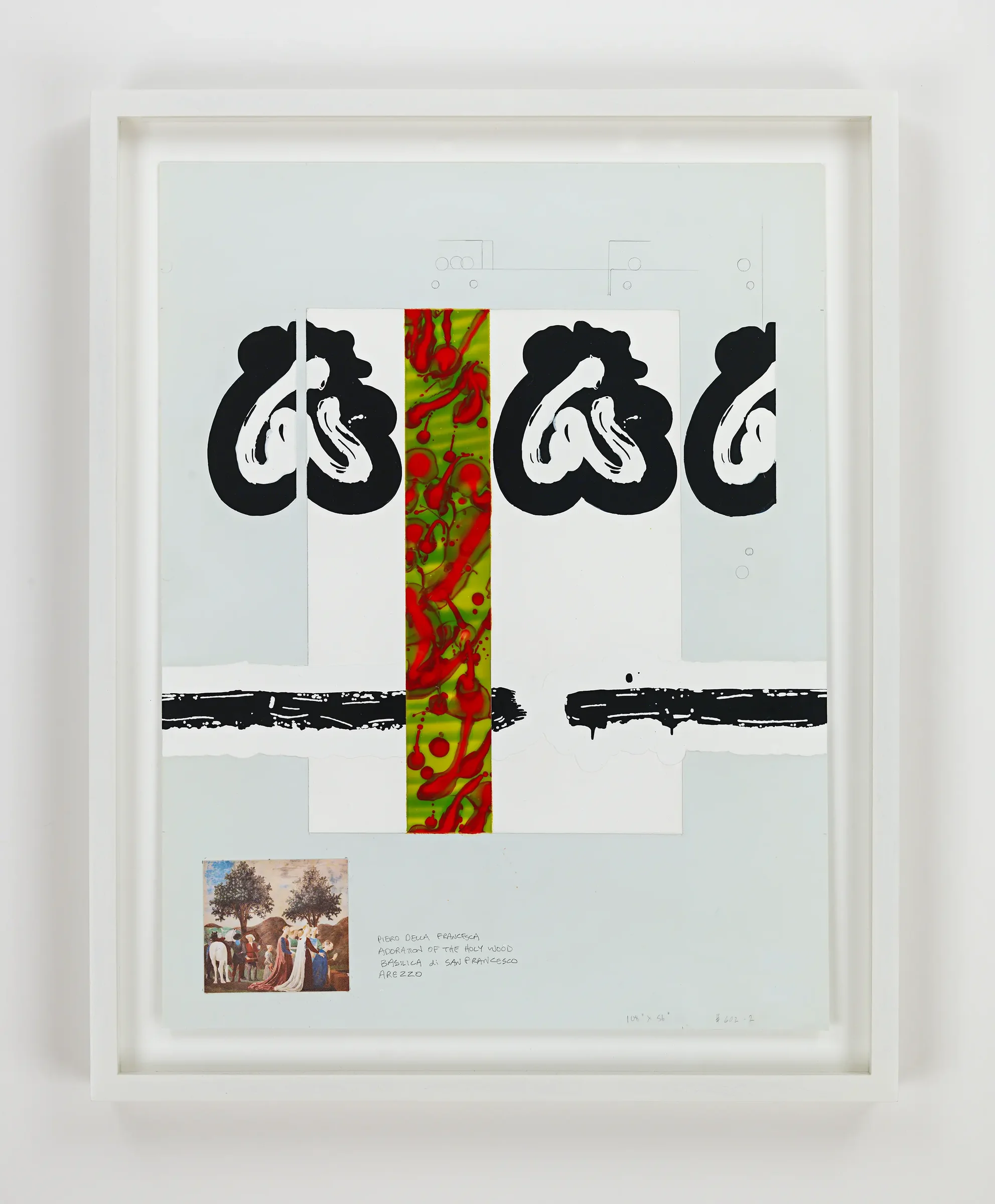 David Reed, Color Study #10, 2018