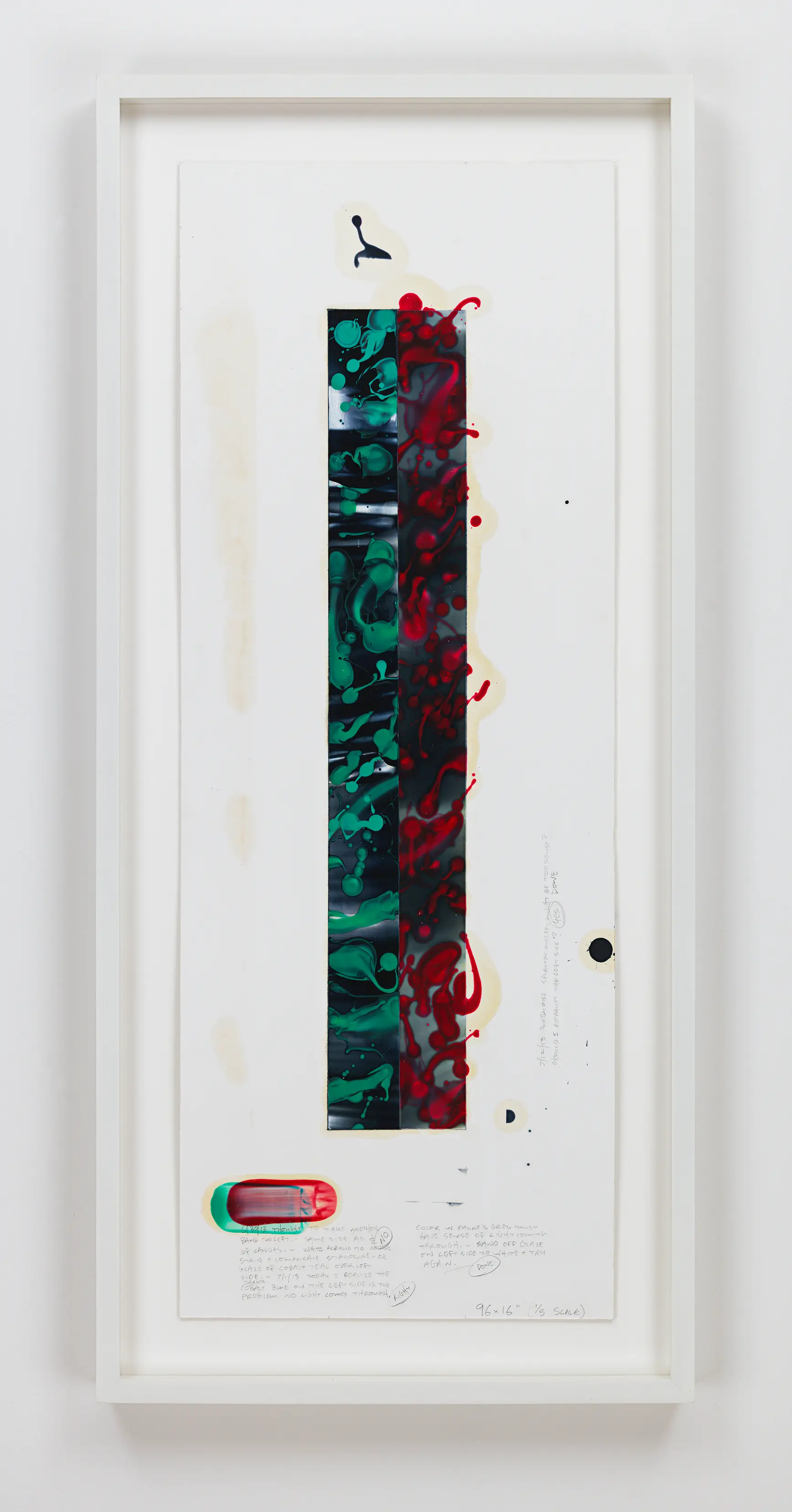 David Reed, Color Study #76, 2013